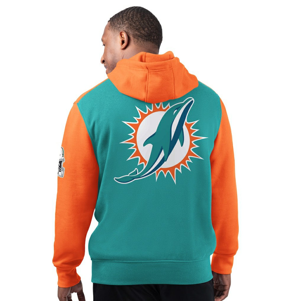 Miami Dolphins Starter Extreme Pullover Hoodie - Aqua - NFL