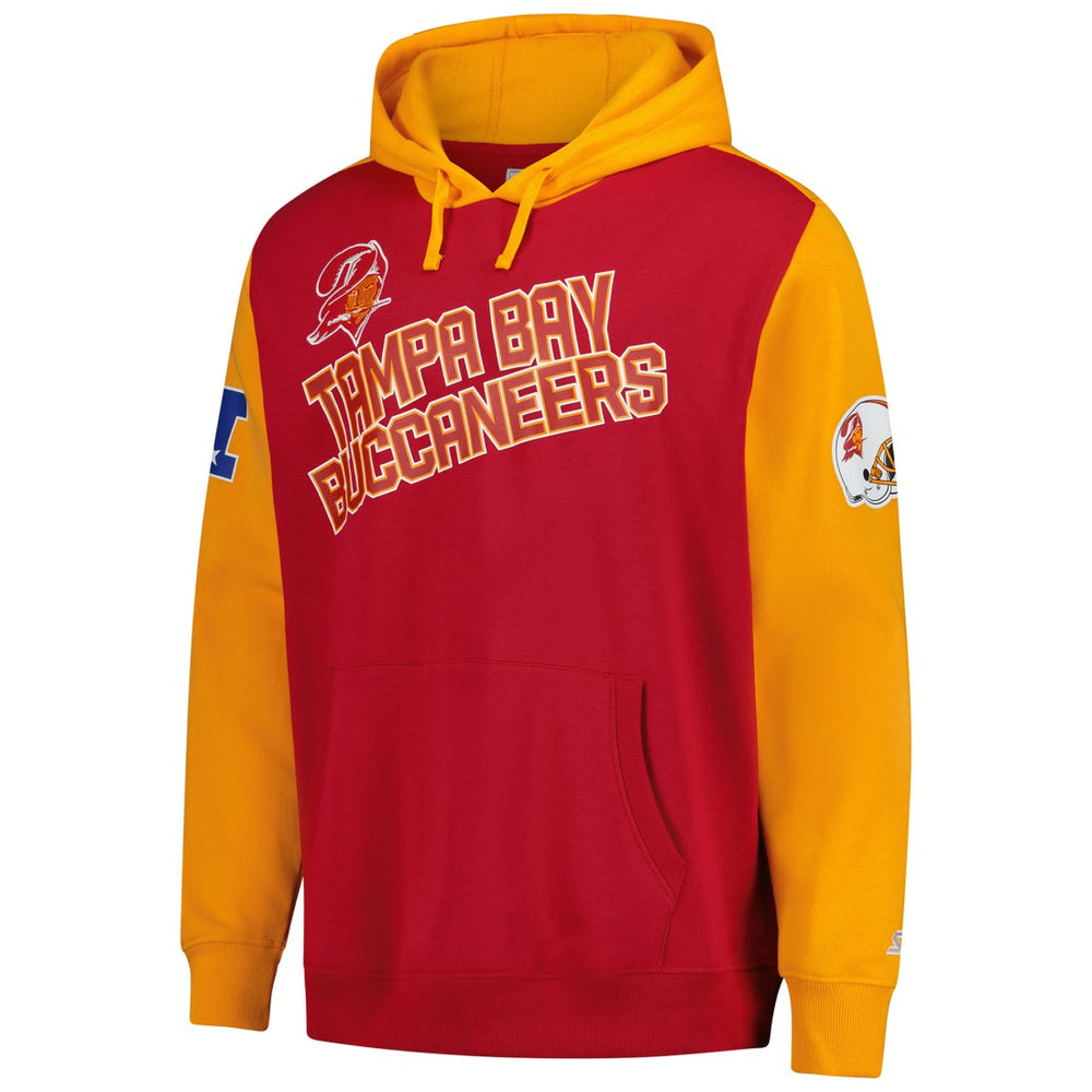 Tampa Bay Buccaneers Starter Extreme Vintage Logo Pullover Hoodie - Orange - NFL