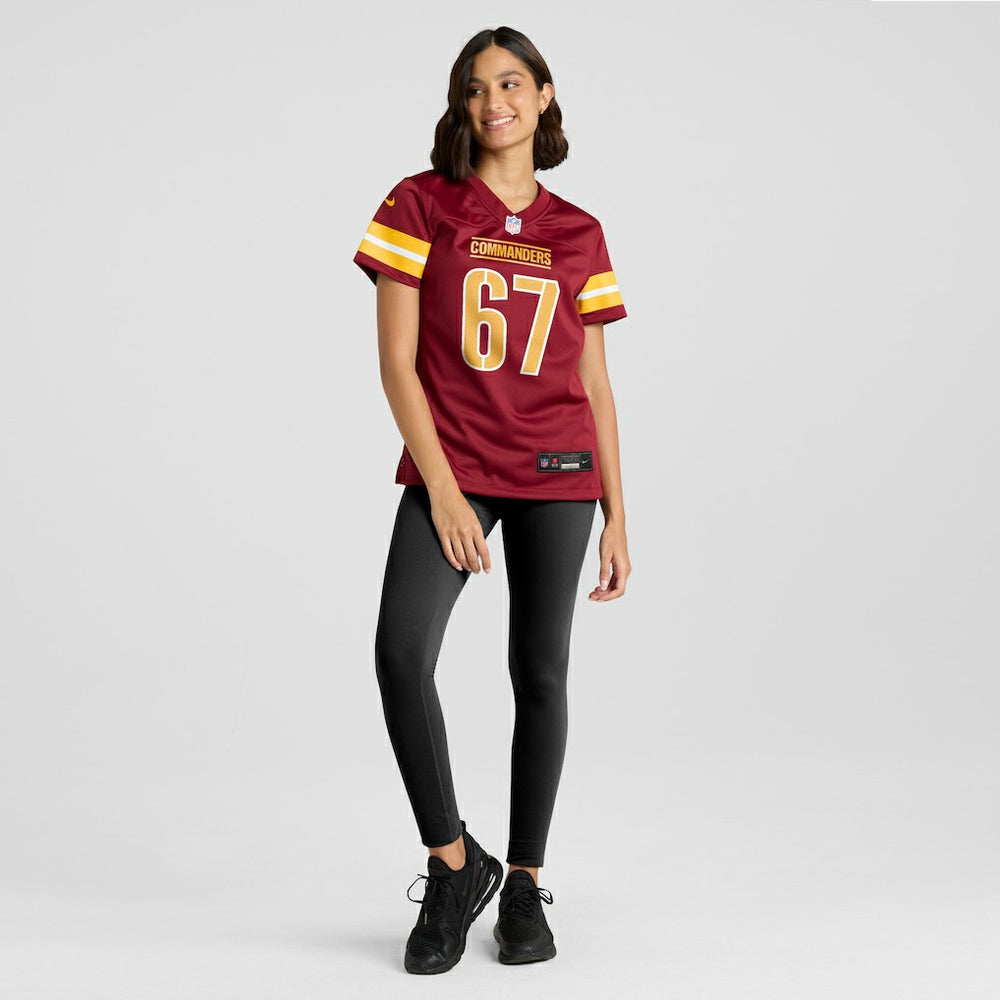 Nick Allegretti Washington Commanders Women's Game Jersey - Burgundy - Nike