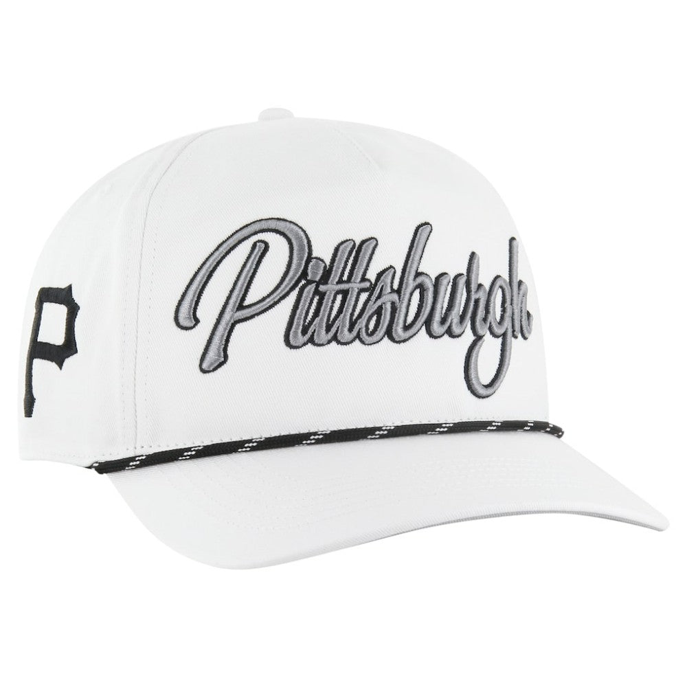 Pittsburgh Pirates '47 Overhand Speckle Hitch Rope Adjustable Hat Near Me