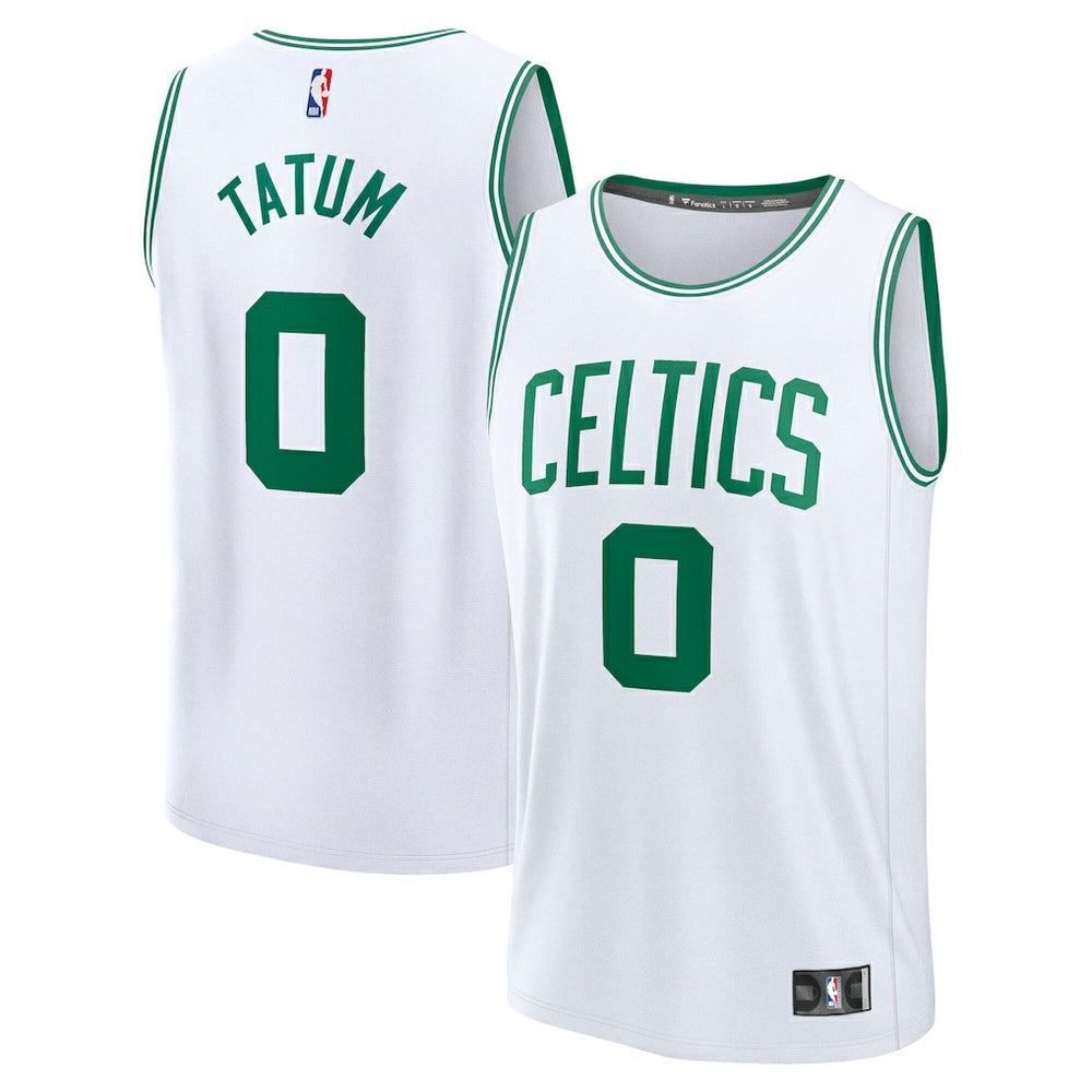 Fanatics Jayson Tatum Boston Celtics Fast Break Replica Player Jersey Association Edition White