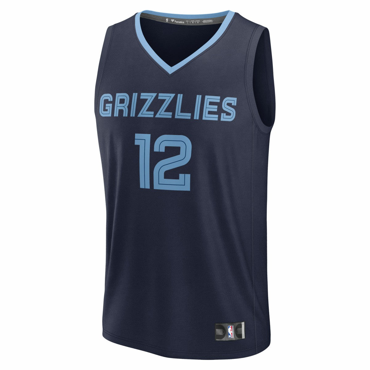 Fanatics Ja Morant Memphis Grizzlies Fast Break Replica Player Jersey Icon Edition Navy