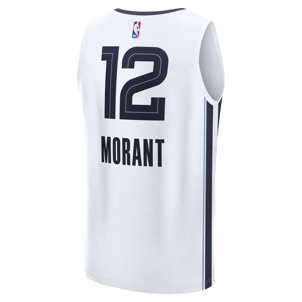 Fanatics Ja Morant Memphis Grizzlies Fast Break Replica Player Jersey Association Edition White