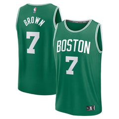 Fanatics Jaylen Brown Boston Celtics Fast Break Replica Player Jersey Icon Edition Kelly Green