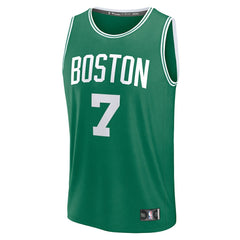 Fanatics Jaylen Brown Boston Celtics Youth Fast Break Replica Player Jersey Icon Edition Kelly Green