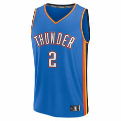 Fanatics Shai Gilgeous-Alexander Oklahoma City Thunder Fast Break Replica Player Jersey Icon Edition Blue