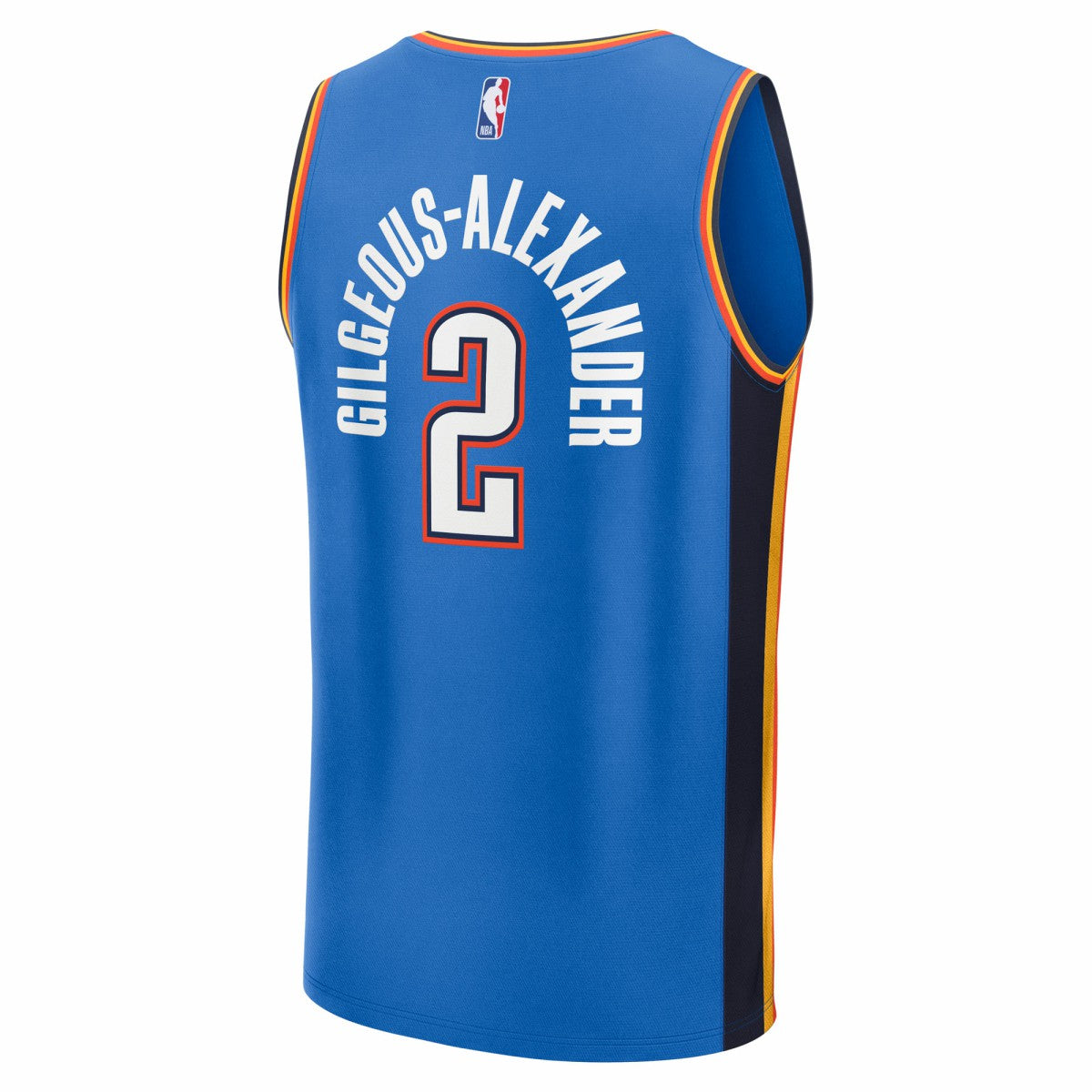 Fanatics Shai Gilgeous-Alexander Oklahoma City Thunder Fast Break Replica Player Jersey Icon Edition Blue