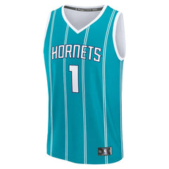 Fanatics LaMelo Ball Charlotte Hornets Fast Break Replica Player Jersey Icon Edition Teal