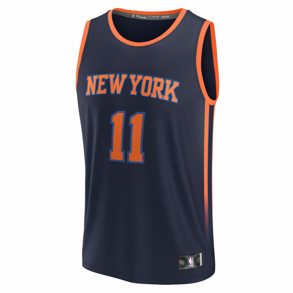 Fanatics Jalen Brunson New York Knicks Fast Break Replica Player Jersey Statement Edition Navy
