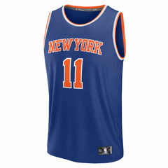 Fanatics Jalen Brunson New York Knicks Youth Fast Break Replica Player Jersey Icon Edition Blue
