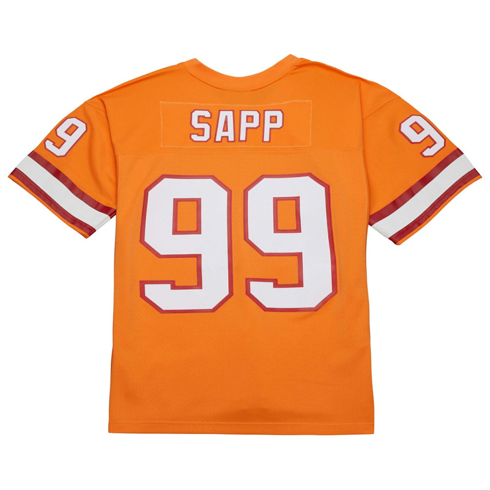 Warren Sapp Tampa Bay Buccaneers 1995 Legacy Replica Jersey - Orange - Mitchell & Ness