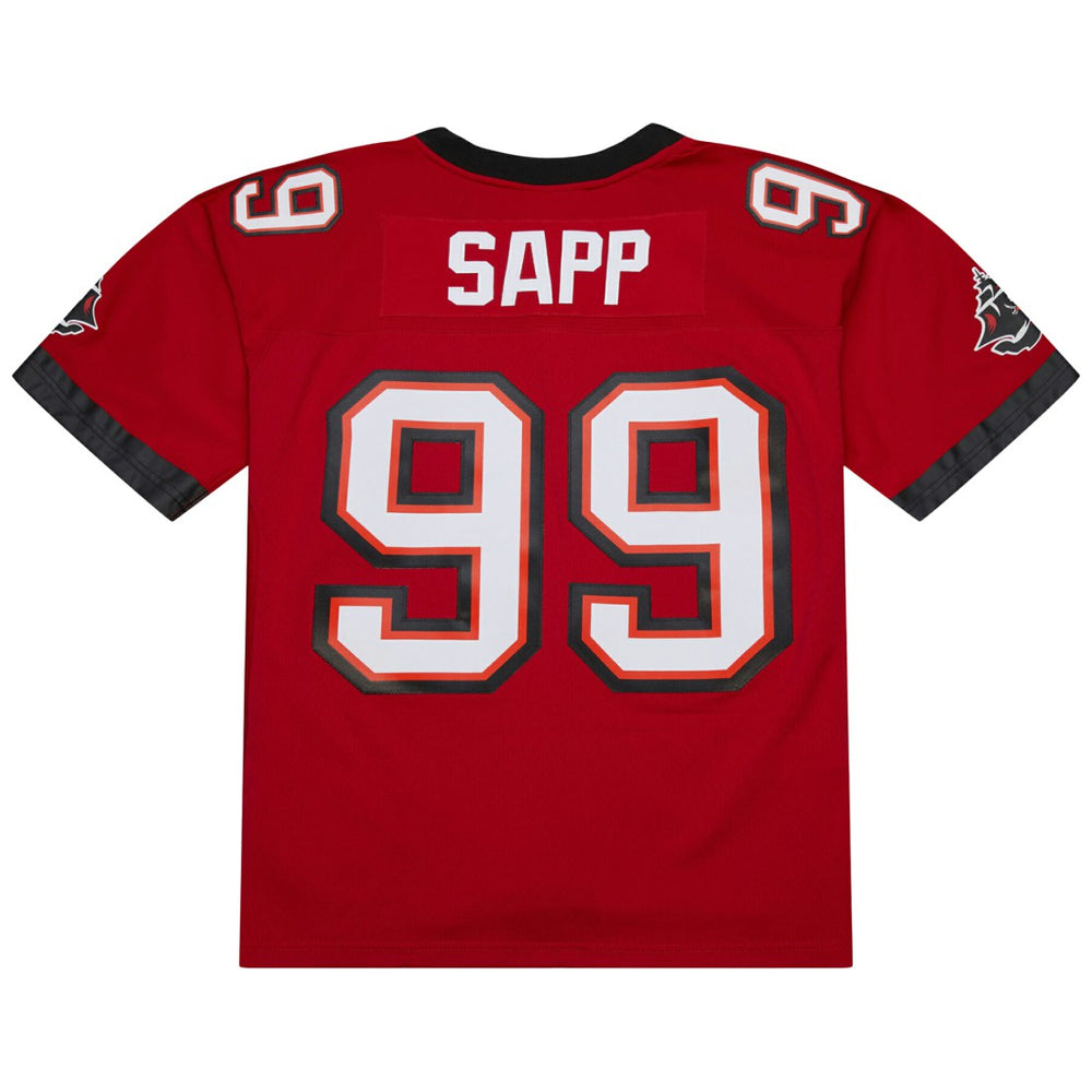 Warren Sapp Tampa Bay Buccaneers 2002 Legacy Replica Jersey - Red - Mitchell & Ness