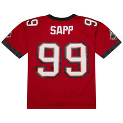 Warren Sapp Tampa Bay Buccaneers 2002 Legacy Replica Jersey - Red - Mitchell & Ness