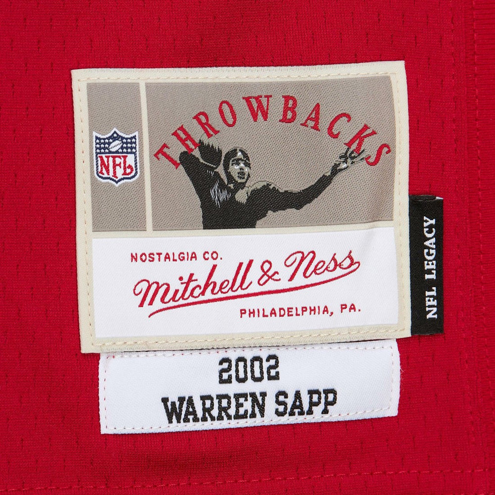 Warren Sapp Tampa Bay Buccaneers 2002 Legacy Replica Jersey - Red - Mitchell & Ness