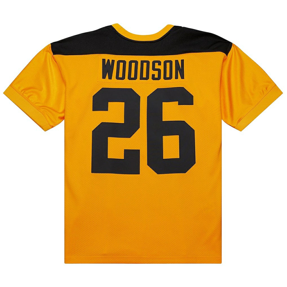 Rod Woodson Pittsburgh Steelers 1994 Authentic Throwback Retired Player Jersey - Gold - Mitchell & Ness