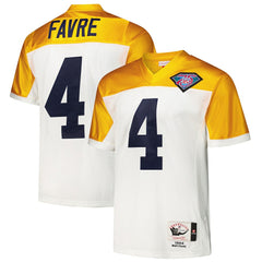 Brett Favre Green Bay Packers 1994 Authentic Throwback Retired Player Jersey - White - Mitchell & Ness