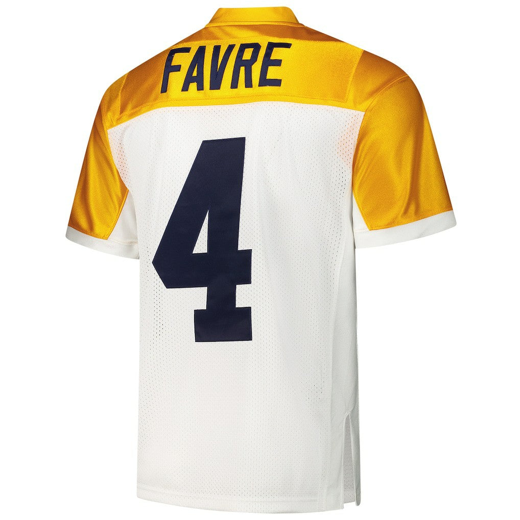 Brett Favre Green Bay Packers 1994 Authentic Throwback Retired Player Jersey - White - Mitchell & Ness