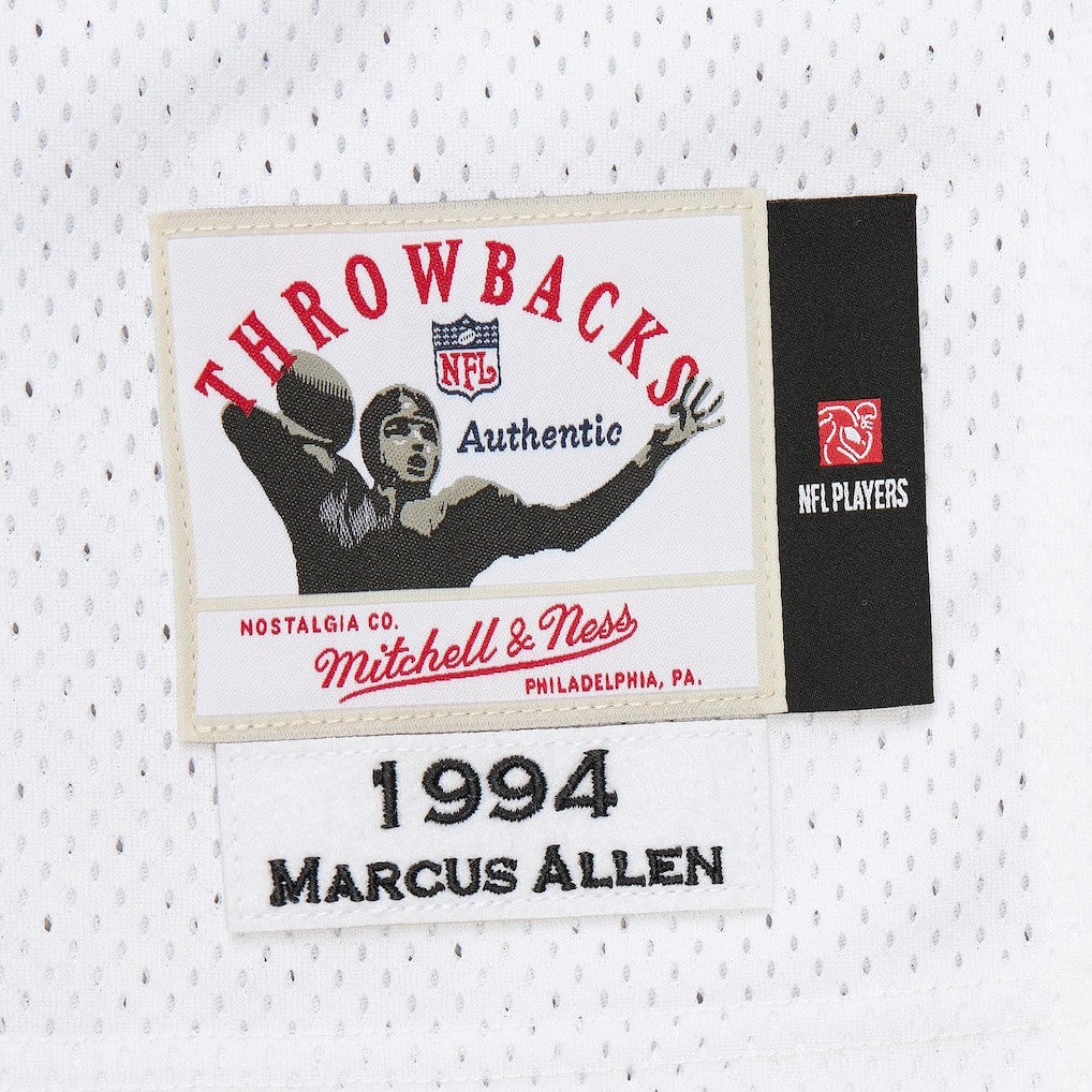 Marcus Allen Kansas City Chiefs 1994 Authentic Throwback Retired Player Jersey - White - Mitchell & Ness