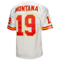 Joe Montana Kansas City Chiefs 1994 Authentic Throwback Retired Player Jersey - White - Mitchell & Ness