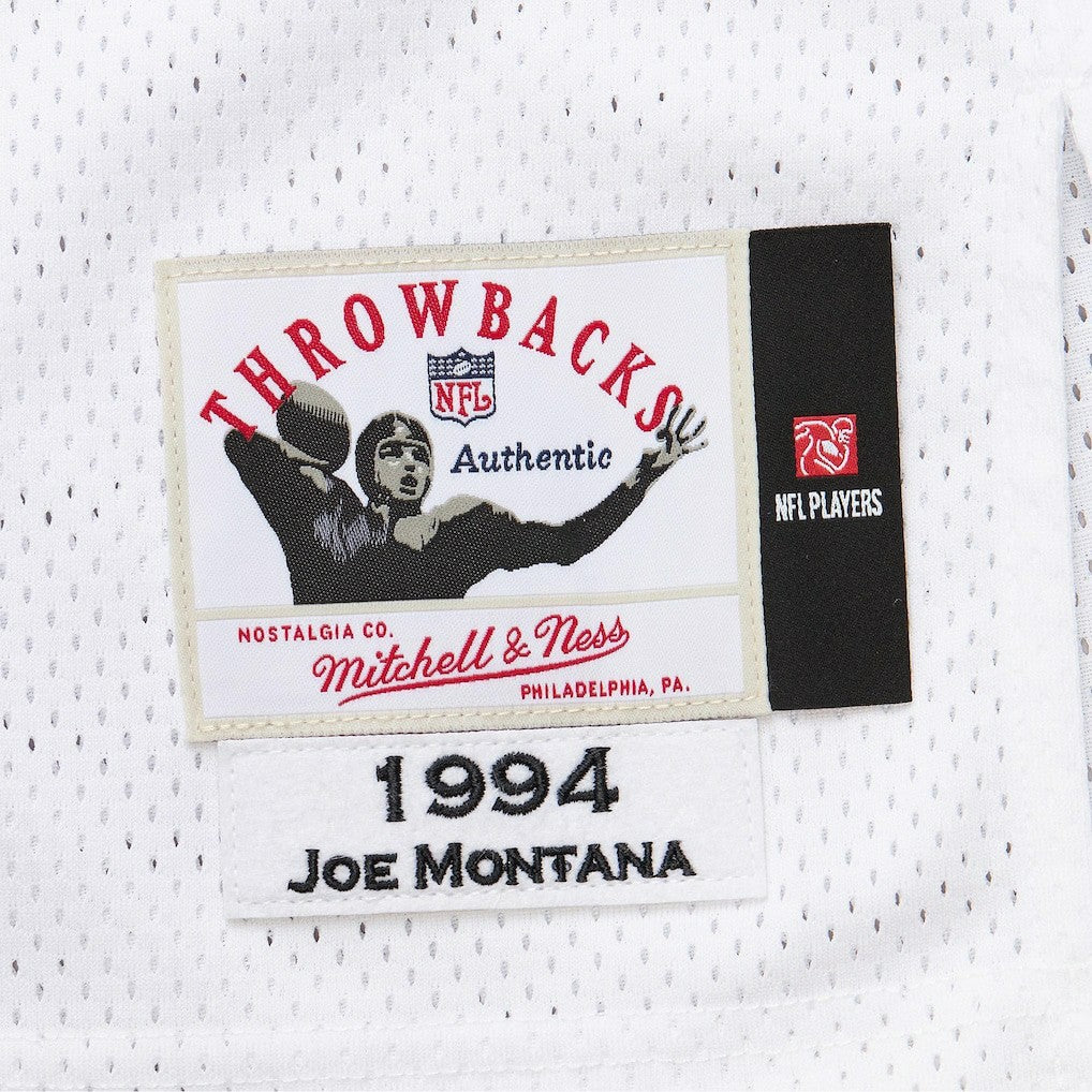 Joe Montana Kansas City Chiefs 1994 Authentic Throwback Retired Player Jersey - White - Mitchell & Ness