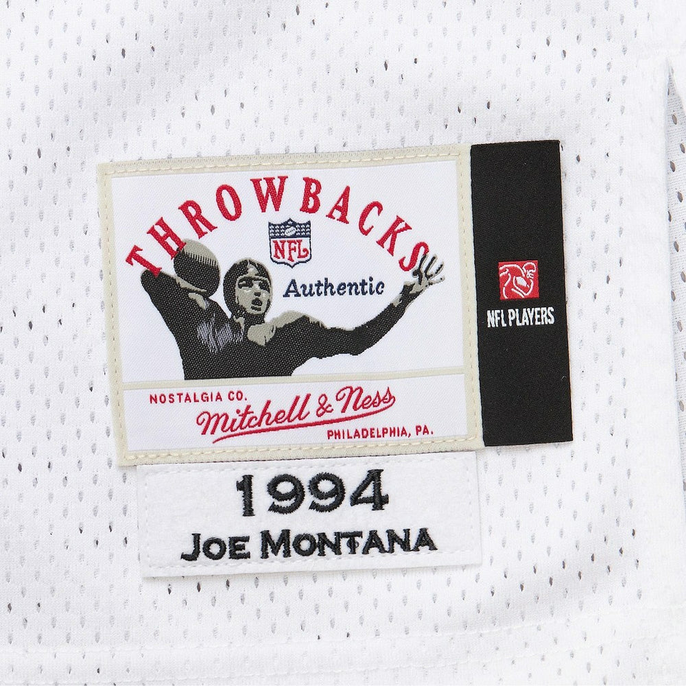 Joe Montana Kansas City Chiefs 1994 Authentic Throwback Retired Player Jersey - White - Mitchell & Ness