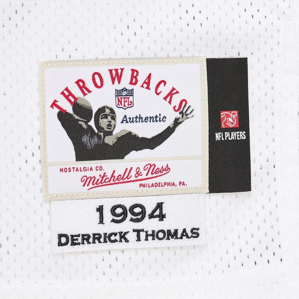 Derrick Thomas Kansas City Chiefs 1994 Authentic Throwback Retired Player Jersey - White - Mitchell & Ness