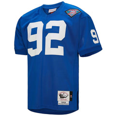 Michael Strahan New York Giants 1994 Authentic Throwback Retired Player Jersey - Royal - Mitchell & Ness