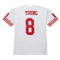 Steve Young San Francisco 49ers 1994 Authentic Throwback Retired Player Jersey - White - Mitchell & Ness