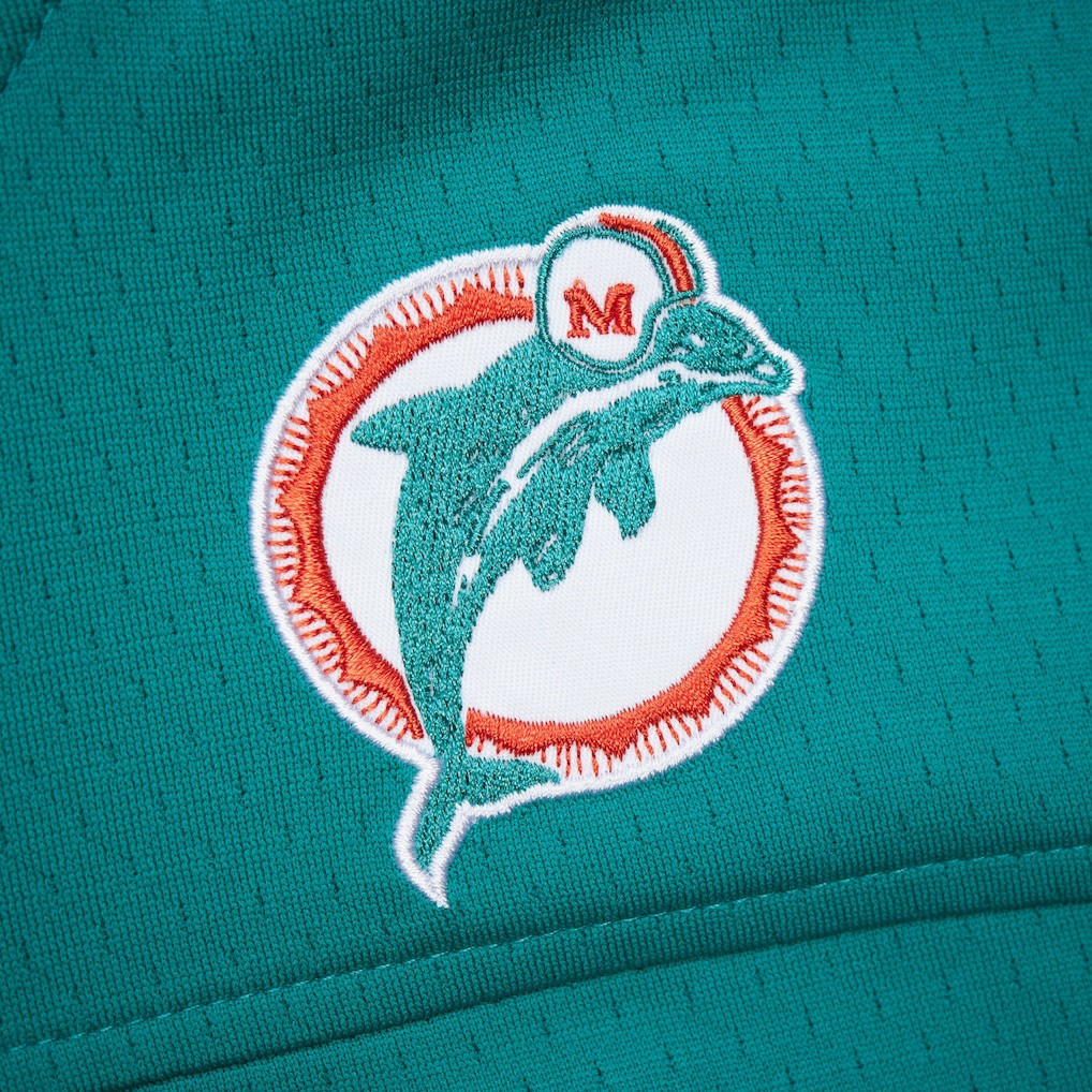 Dan Marino Miami Dolphins Player Name & Number Hoodie Legacy Jersey - Aqua - Mitchell & Ness