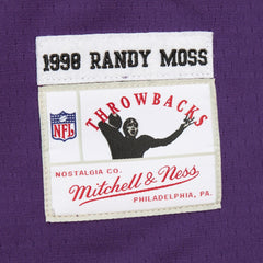 Randy Moss Minnesota Vikings Player Name & Number Hoodie Legacy Jersey - Purple - Mitchell & Ness