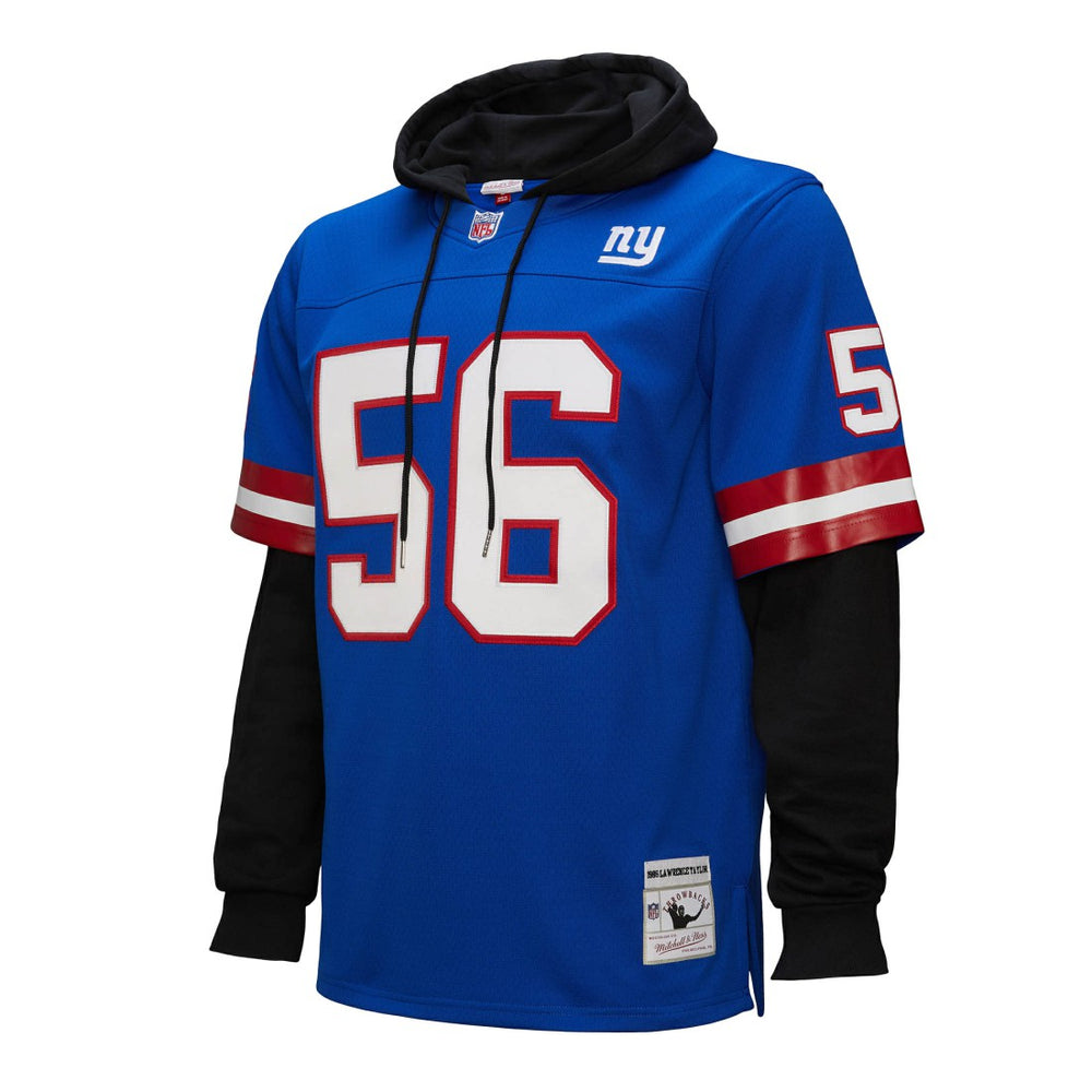 Lawrence Taylor New York Giants Player Name & Number Hoodie Legacy Jersey - Royal - Mitchell & Ness