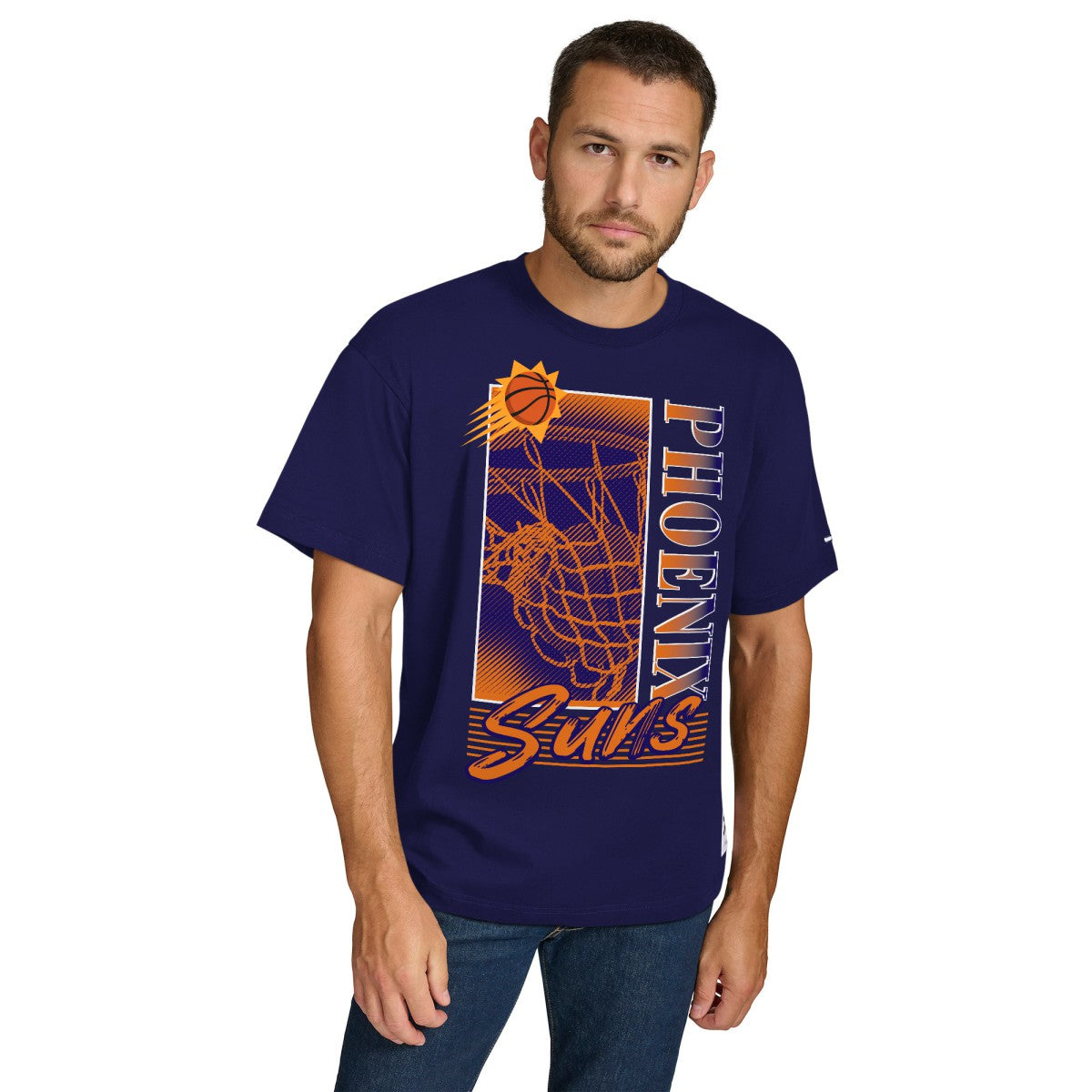 Phoenix Suns Tommy Jeans Noah Swish T-Shirt Purple