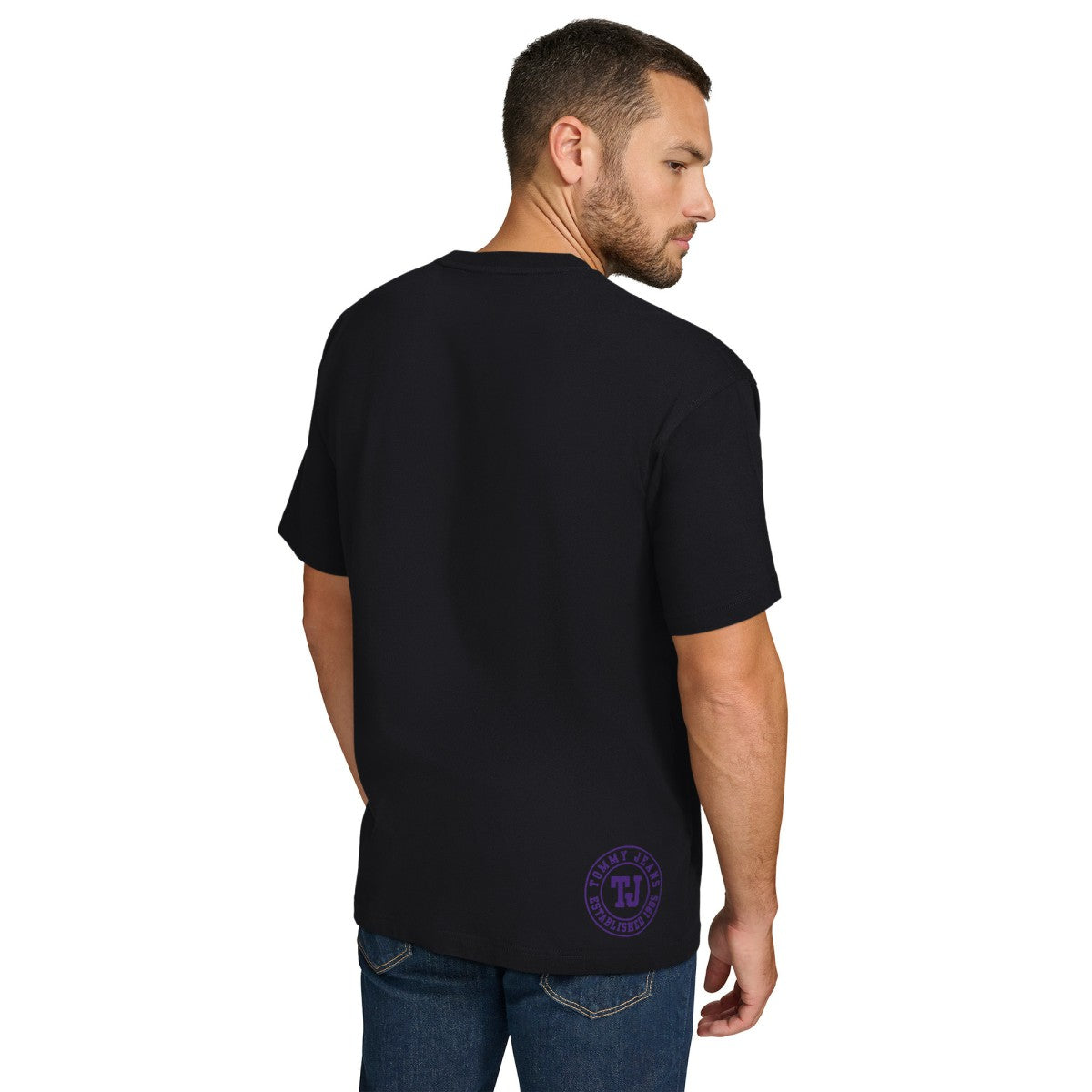 Sacramento Kings Tommy Jeans Noah Swish T-Shirt Black