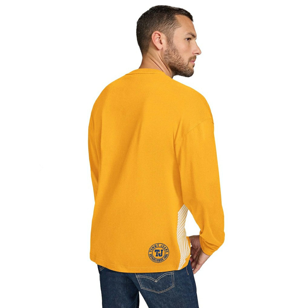 Golden State Warriors Tommy Jeans Lucas Long Sleeve T-Shirt Gold