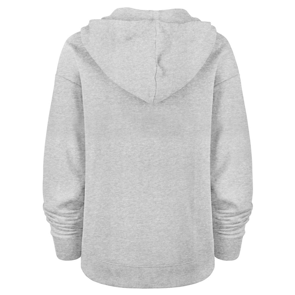 New York Jets '47 Women's Premier Kennedy V-Neck Pullover Hoodie - Gray - 47 brand