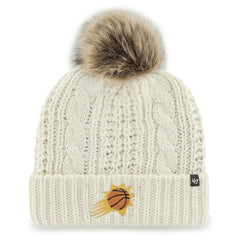 47 brand Phoenix Suns '47 Women's Meeko Cuffed Knit Hat with Pom Cream