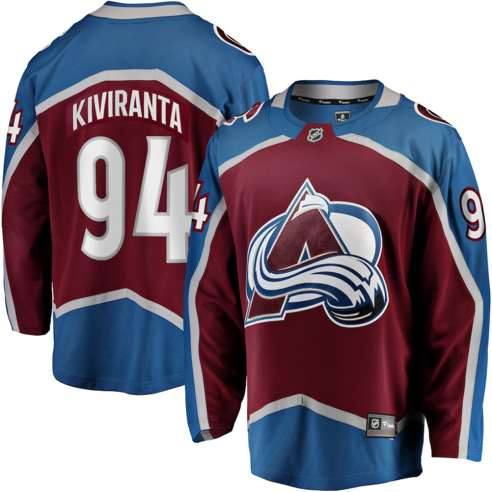 Joel Kiviranta Colorado Avalanche Fanatics Home Premier Breakaway Player Jersey - Maroon | Fanatics Clearance