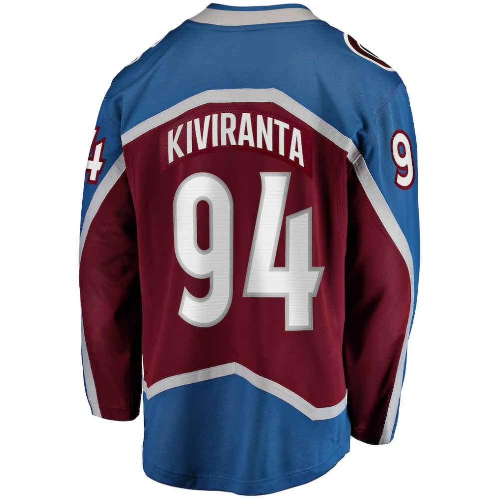Joel Kiviranta Colorado Avalanche Fanatics Home Premier Breakaway Player Jersey - Maroon | Fanatics Clearance