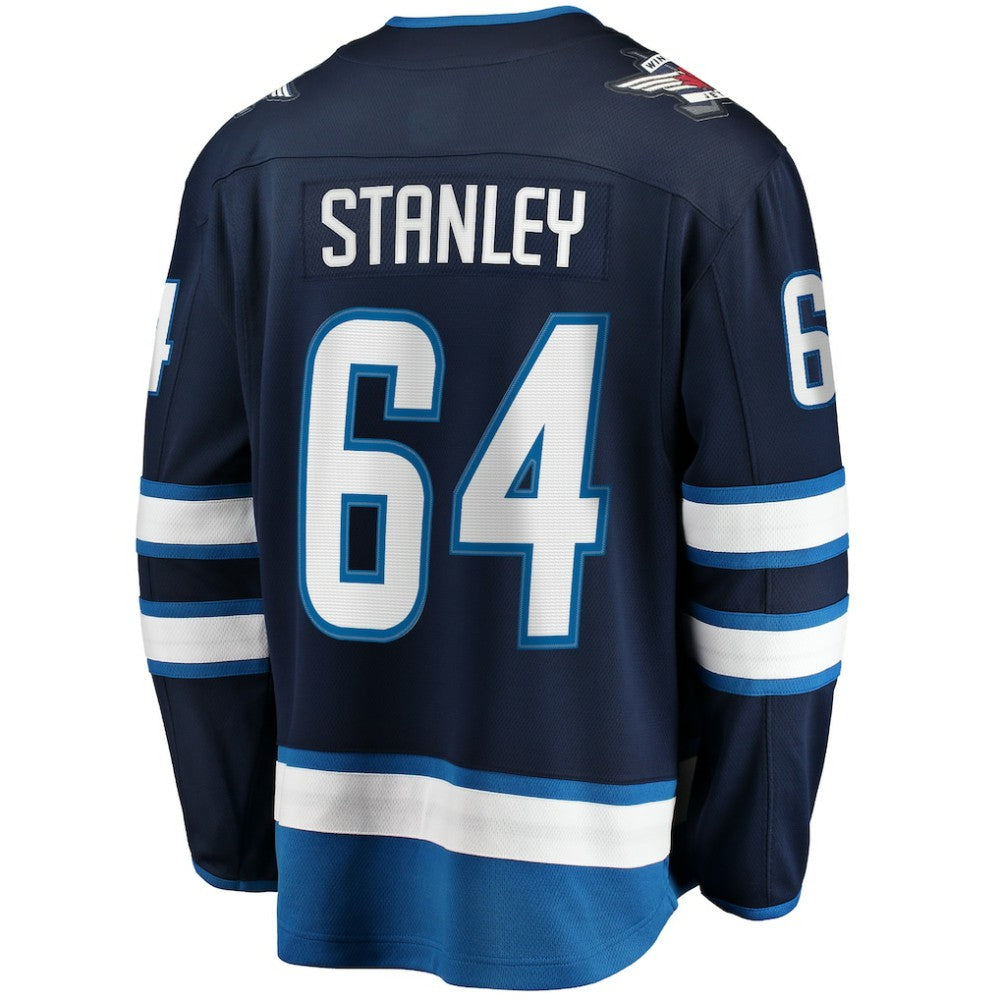 Logan Stanley Winnipeg Jets Fanatics Home Premier Breakaway Player Jersey - Navy | Fanatics online
