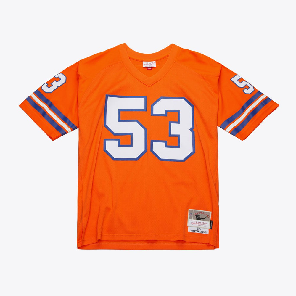 Randy Gradishar Denver Broncos 1978 Legacy Replica Jersey - Orange - Mitchell & Ness