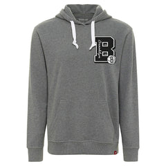 Brooklyn Nets Sportiqe Unisex Varsity Collection Blake Pullover Hoodie Heather Gray
