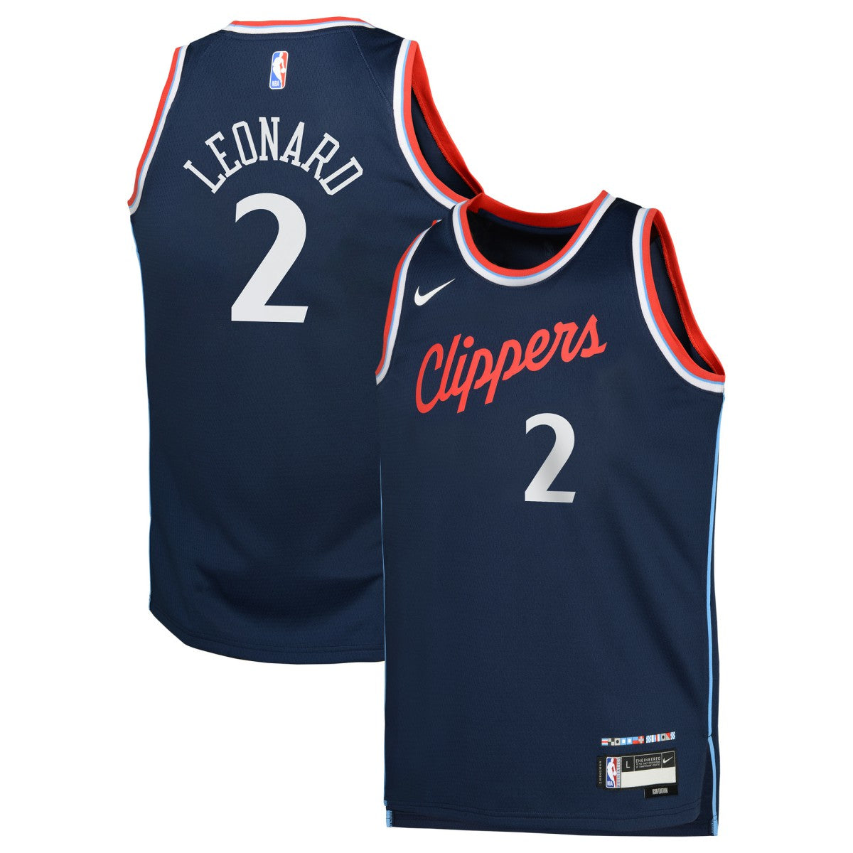Nike Kawhi Leonard LA Clippers Youth Swingman Jersey Icon Edition Royal