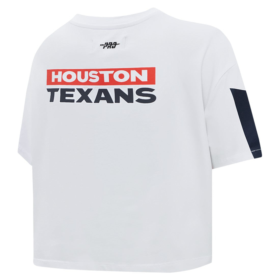 Houston Texans Pro Standard Women's Away Cropped Boxy T-Shirt - White - NFL
