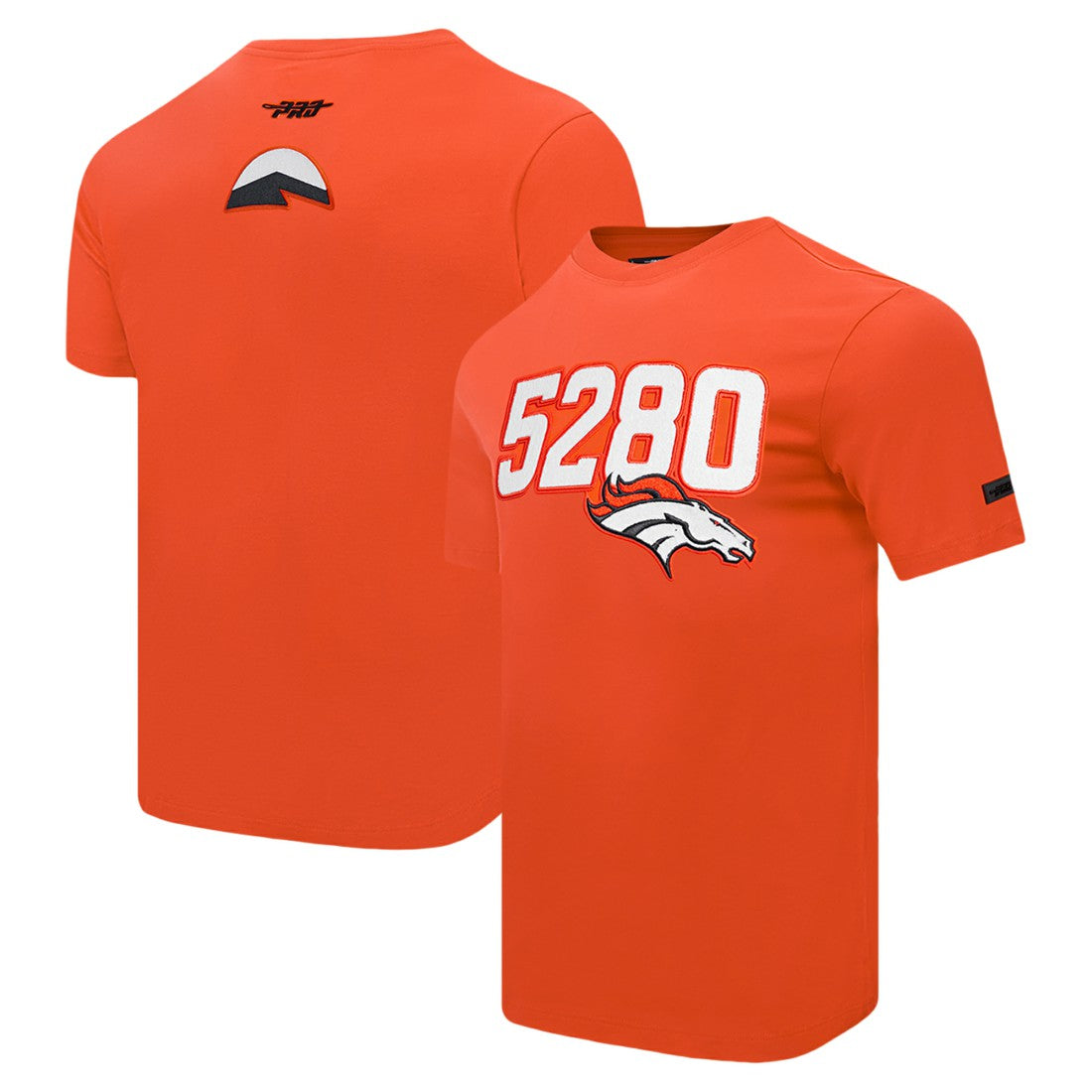 Denver Broncos Pro Standard Frozen Single Jersey T-Shirt - Orange - NFL