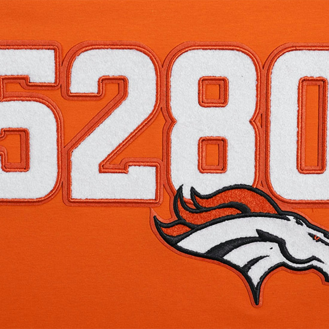 Denver Broncos Pro Standard Frozen Single Jersey T-Shirt - Orange - NFL