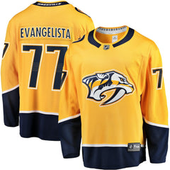 Luke Evangelista Nashville Predators Fanatics Premier Breakaway Player Jersey - Gold | Fanatics discount