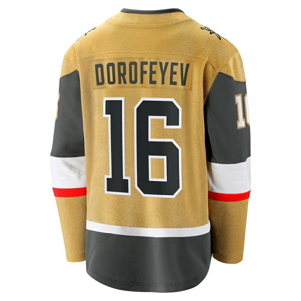 Pavel Dorofeyev Vegas Golden Knights Fanatics Premier Breakaway Player Jersey - Gold | Fanatics Clearance