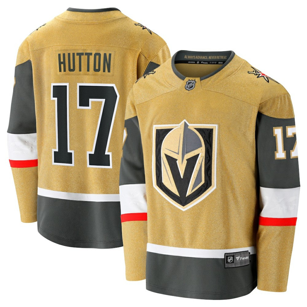 Ben Hutton Vegas Golden Knights Fanatics Home Premier Breakaway Player Jersey - Gold | Fanatics Clearance