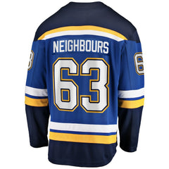 Jake Neighbours St. Louis Blues Fanatics Home Premier Breakaway Player Jersey - Blue | Fanatics Lifestyle