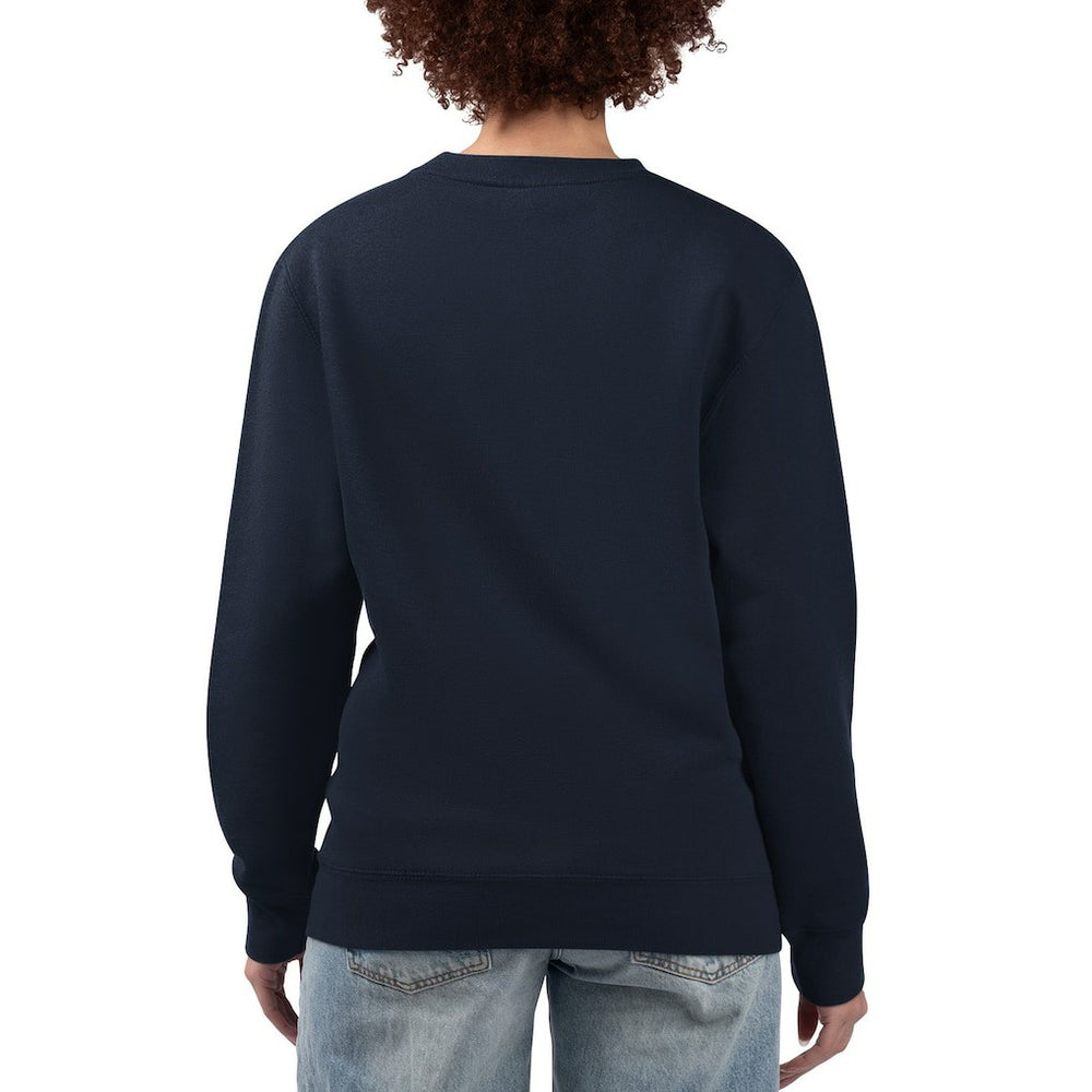 Denver Broncos G-III 4Her by Carl Banks Women's Football Logo Graphic Fleece Tri-Blend Pullover Sweatshirt - Navy - NFL